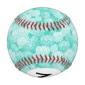 Balle De Baseball Monogramme Lotus motif 2 (Dos)
