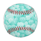 Balle De Baseball Monogramme Lotus motif 2 (Devant)