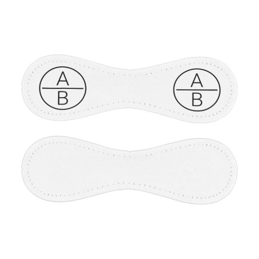 Balle De Baseball Monogramme moderne de deux initiales (Panneaux)