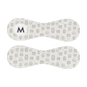 Balle De Baseball Monogramme Motif avec chouettes (Panneaux)