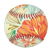 Balle De Baseball Monogramme Motif avec grille (Devant)