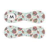 Balle De Baseball Monogramme Motif floral 5 2 (Panneaux)