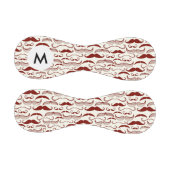 Balle De Baseball Monogramme Mustache motif, style rétro 3 (Panneaux)