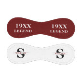 Balle De Baseball Monogramme Père Anniversaire Légende N'importe que (Panneaux)