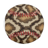 Balle De Baseball Monogramme Python peau de serpent motif 2 (Devant)