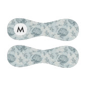 Balle De Baseball Monogramme Retro fleurs viburnum (Panneaux)