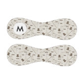 Balle De Baseball Monogramme Retro motif pour homme 2 (Panneaux)