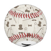 Balle De Baseball Monogramme Retro motif pour homme 2 (Dos)