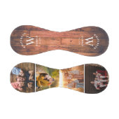 Balle De Baseball Monogramme rustique Bois Photo Collage Baseball (Panneaux)