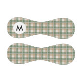 Balle De Baseball Monogramme Tartan (Panneaux)
