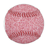 Balle De Baseball Monogramme Texture Abstraite (Devant)