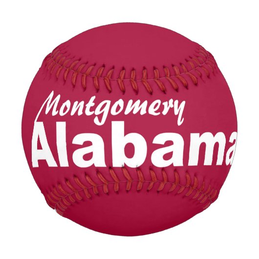 Balle De Baseball Montgomery, Alabama Baseball (Devant)