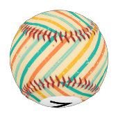 Balle De Baseball Motif à rayures rétro (Dos)
