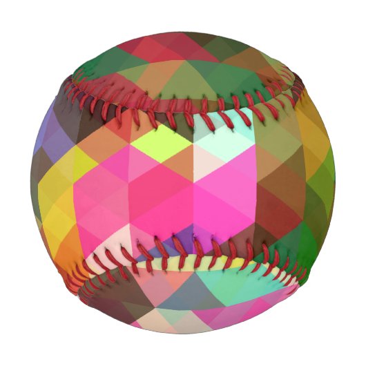 Balle De Baseball Motif Abstrait (Devant)