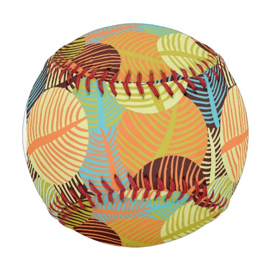 Balle De Baseball Motif Abstrait (Devant)
