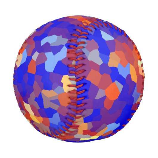 Balle De Baseball Motif Abstrait Crystal (Angle)