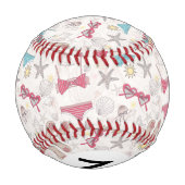 Balle De Baseball Motif Abstrait été mignon (Dos)