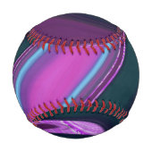 Balle De Baseball motif abstrait marbré (Dos)