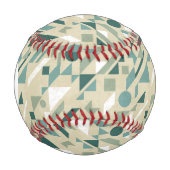 Balle De Baseball Motif Abstrait Monogramme (Devant)