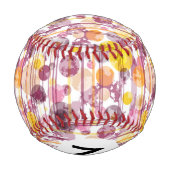 Balle De Baseball Motif blanc rayé (Dos)