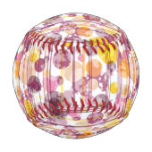 Balle De Baseball Motif blanc rayé (Devant)