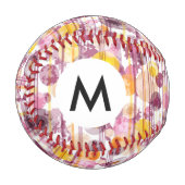 Balle De Baseball Motif blanc rayé (Devant Gauche)