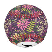 Balle De Baseball Motif brillant Monogramme (Dos)
