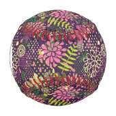 Balle De Baseball Motif brillant Monogramme (Devant)