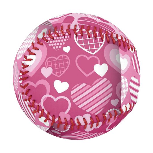 Balle De Baseball Motif cardiaque