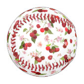 Balle De Baseball Motif cerise 1 (Devant Gauche)