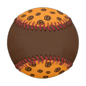 Balle De Baseball Motif citrouille Halloween (Dos)