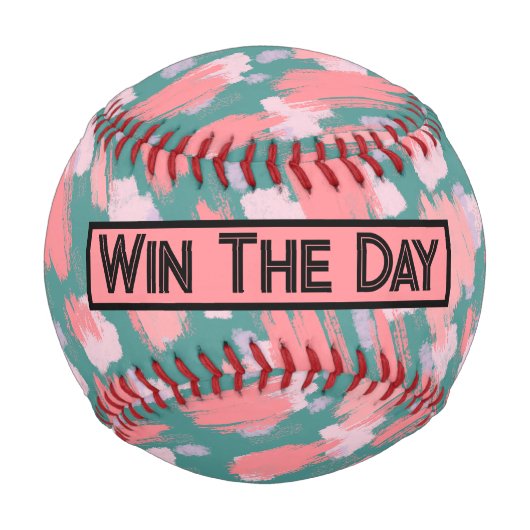 Balle De Baseball Motif coloré (Devant)