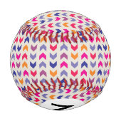 Balle De Baseball Motif coloré Aztec Chevron (Dos)