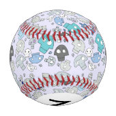 Balle De Baseball Motif crâne Monogramme (Dos)