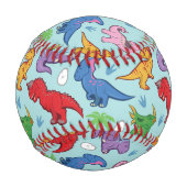 Balle De Baseball Motif Cute Dinosaur (Devant)