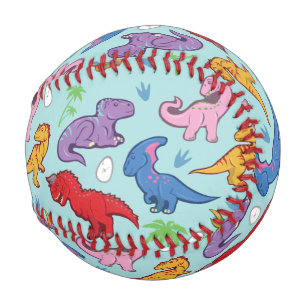 Balle De Baseball Motif Cute Dinosaur