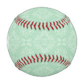 Balle De Baseball Motif damassé vert (Devant)