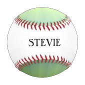 Balle De Baseball Motif de cible avec nom (Dos)