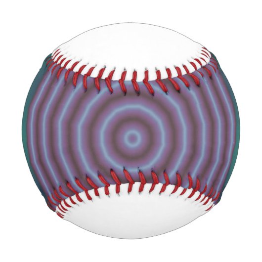 Balle De Baseball Motif de cible avec nom (Devant)