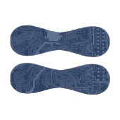 Balle De Baseball Motif de circuit Geek bleu (Panneaux)