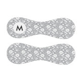 Balle De Baseball Motif de dentelle florale Monogram (Panneaux)