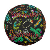 Balle De Baseball Motif de Fiesta du Mexique (Dos)