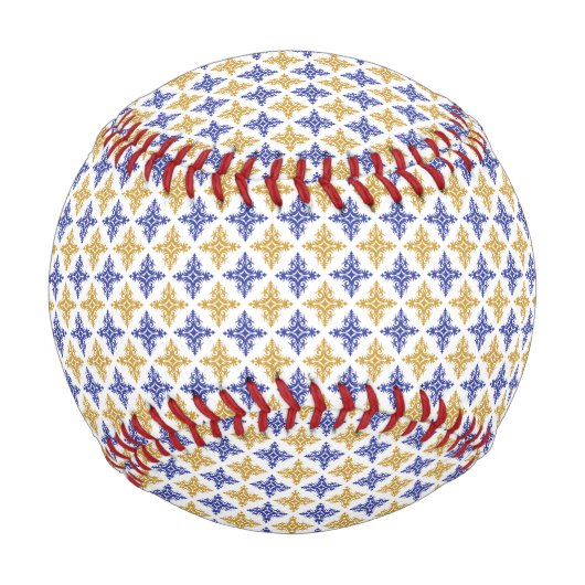 Balle De Baseball Motif de fleurs (Devant)
