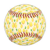 Balle De Baseball Motif de fruits de citron jaune (Dos)