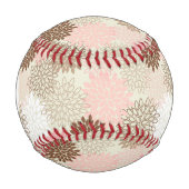 Balle De Baseball Motif de maman rose et Brown (Devant)