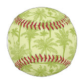 Balle De Baseball Motif de palmiers verts (Devant)