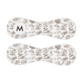 Balle De Baseball Motif de papier monogramme (Panneaux)