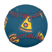 Balle De Baseball Motif de pizza bleu (Dos)