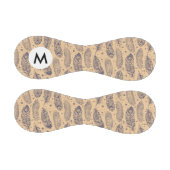 Balle De Baseball Motif de plan de plume ethnique (Panneaux)