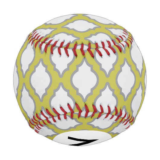 Balle De Baseball Motif de style arabe (Dos)